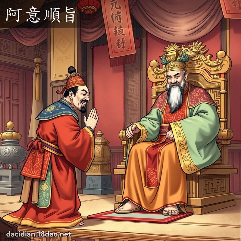阿意順旨 - 國語大辭典配圖