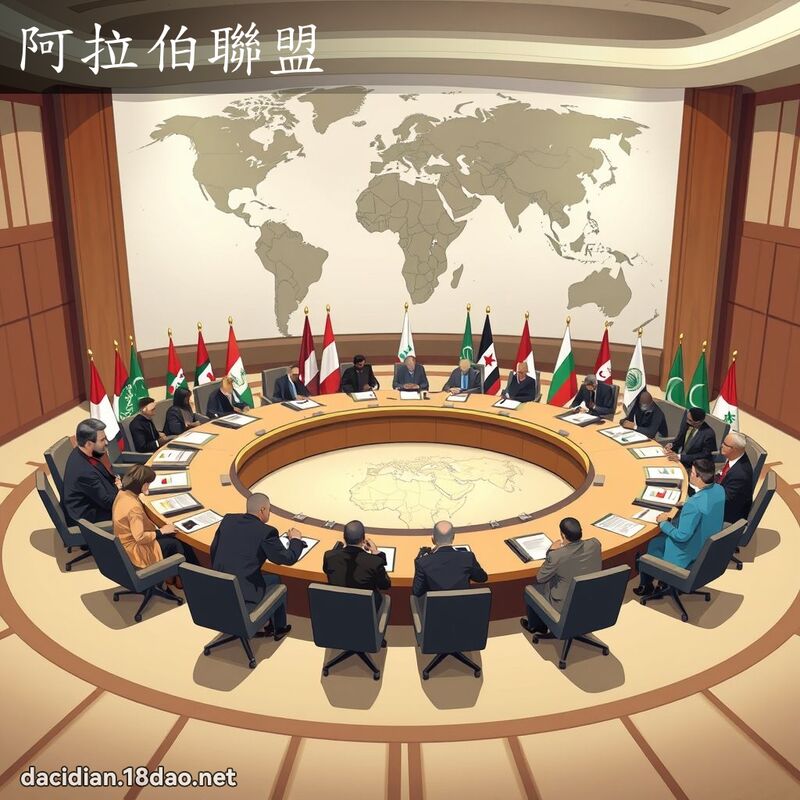 阿拉伯联盟 - 国语大辞典配图