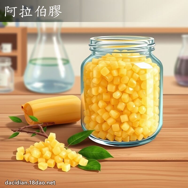 阿拉伯胶 - 国语大辞典配图