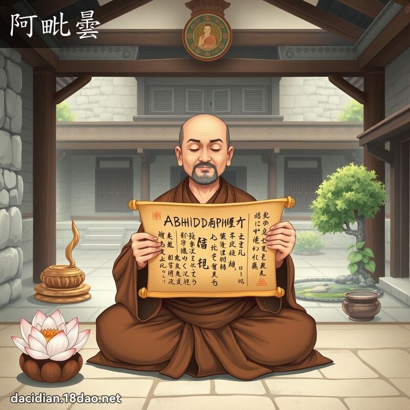 阿毗曇 - 國語大辭典配圖