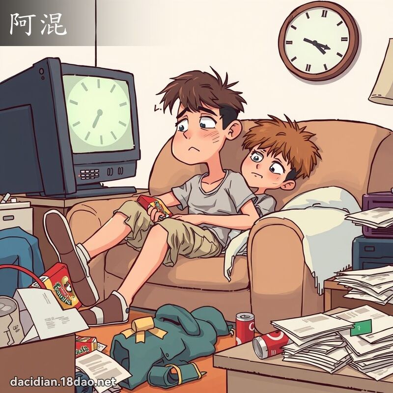 阿混 - 国语大辞典配图
