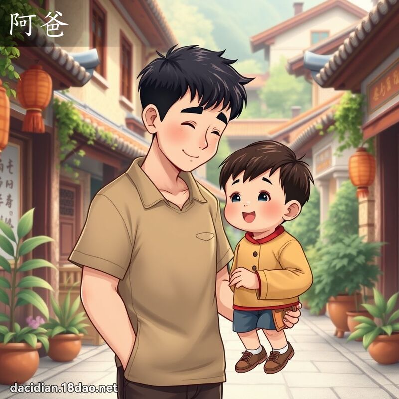 阿爸 - 国语大辞典配图