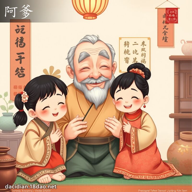 阿爹 - 國語大辭典配圖