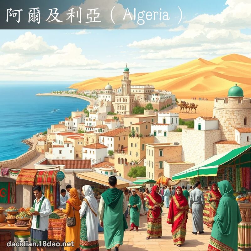 阿爾及利亞（Algeria） - 國語大辭典配圖