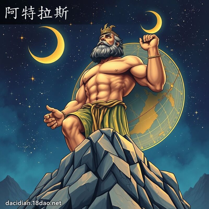 阿特拉斯 - 國語大辭典配圖