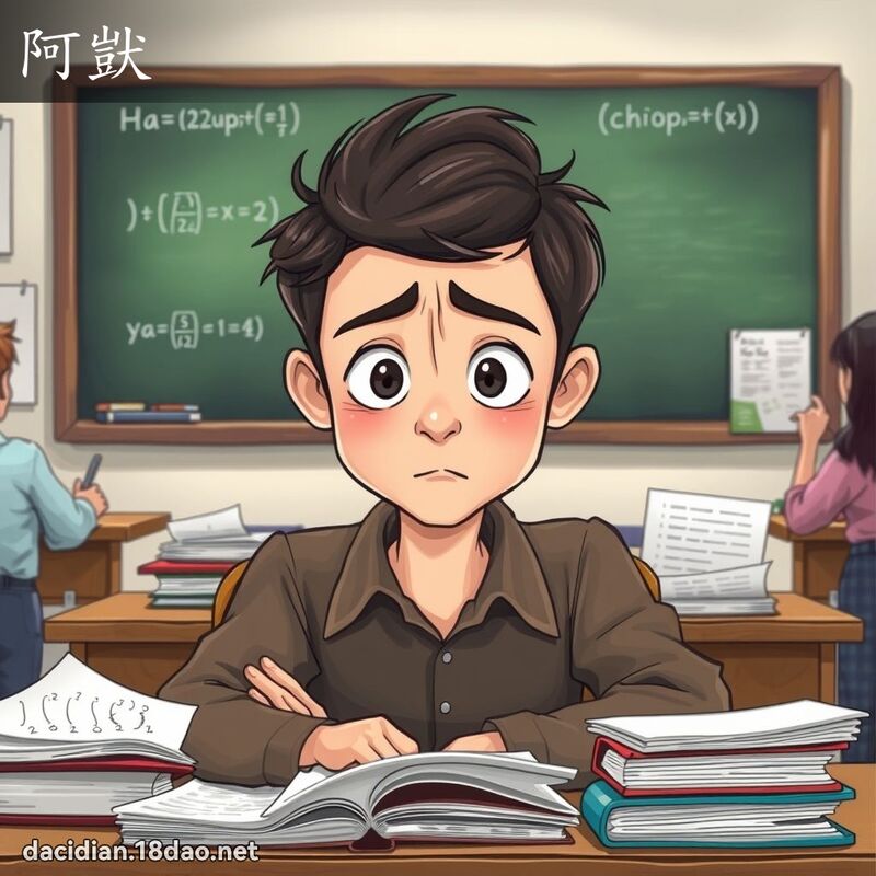 阿獃 - 國語大辭典配圖
