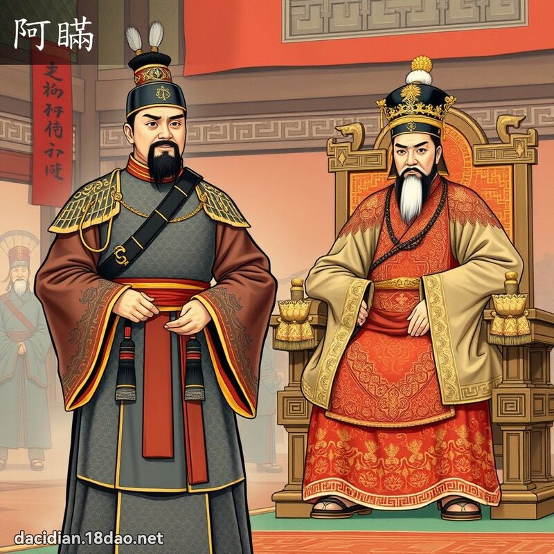 阿瞒 - 国语大辞典配图