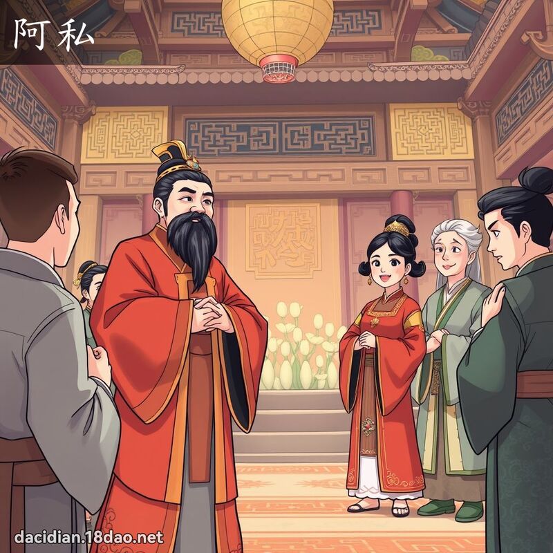 阿私 - 國語大辭典配圖