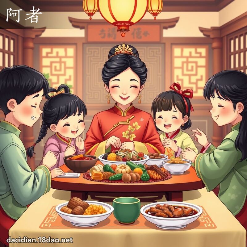 阿者 - 國語大辭典配圖