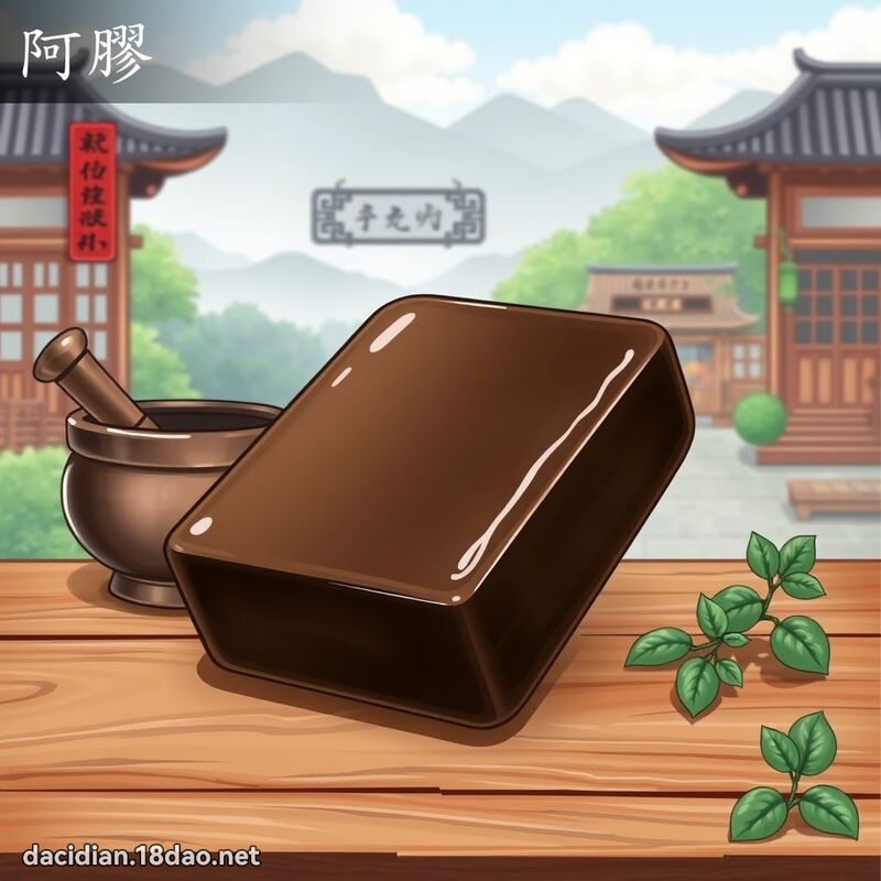 阿胶 - 国语大辞典配图