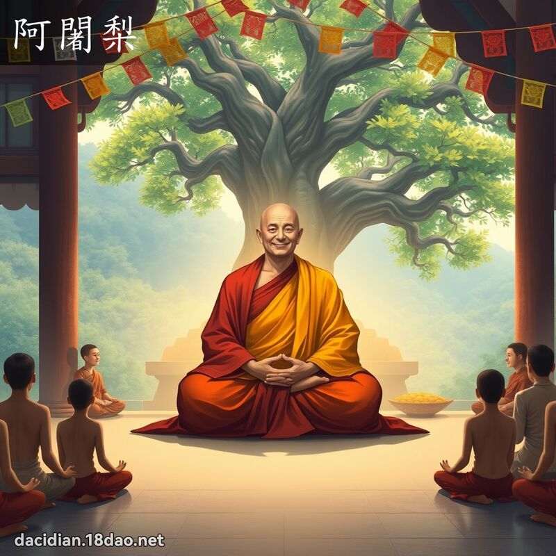 阿闍梨 - 国语大辞典配图