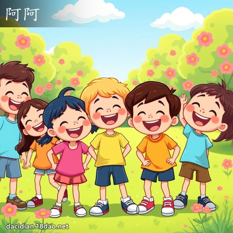 阿阿 - 國語大辭典配圖