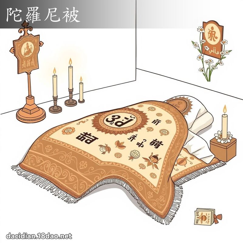 陀羅尼被 - 國語大辭典配圖