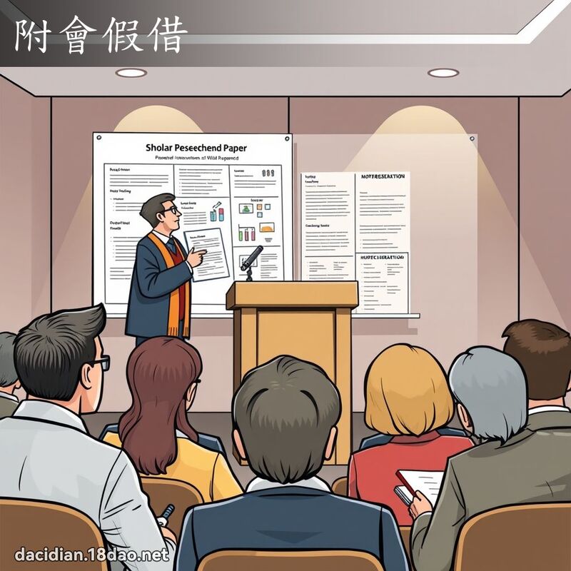附會假借 - 國語大辭典配圖