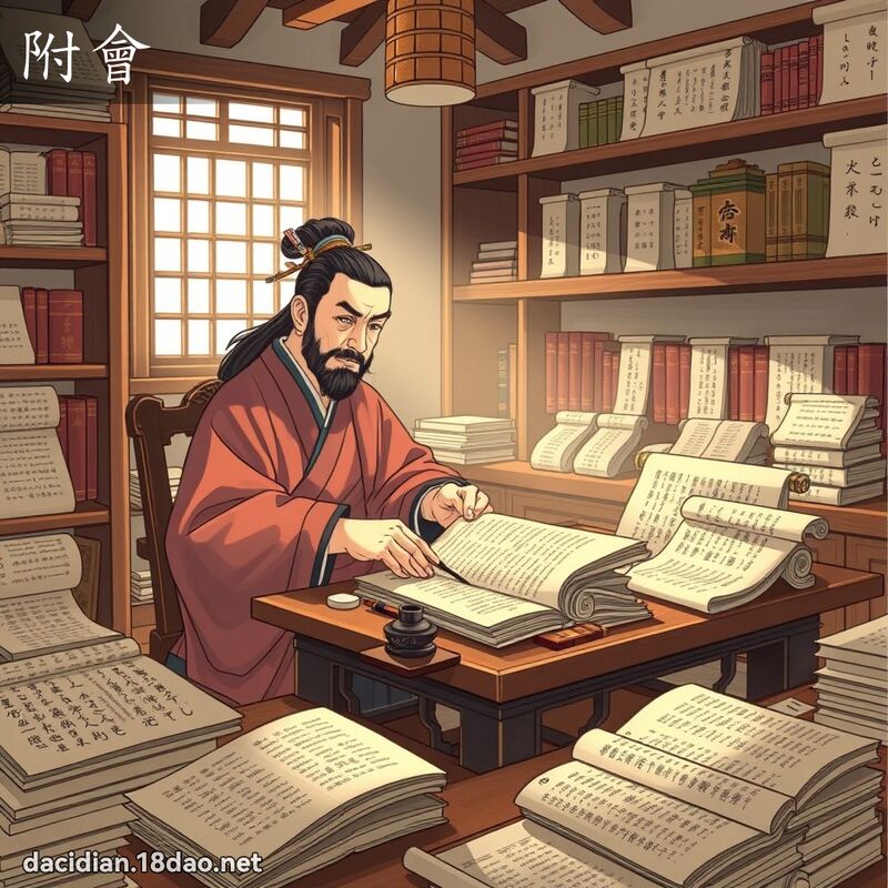 附會 - 國語大辭典配圖