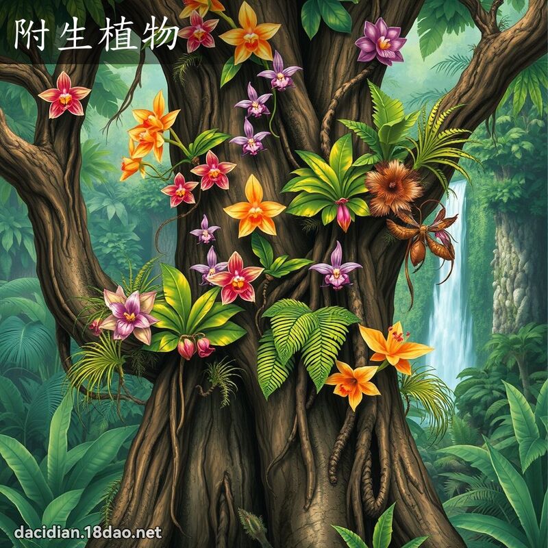 附生植物 - 國語大辭典配圖