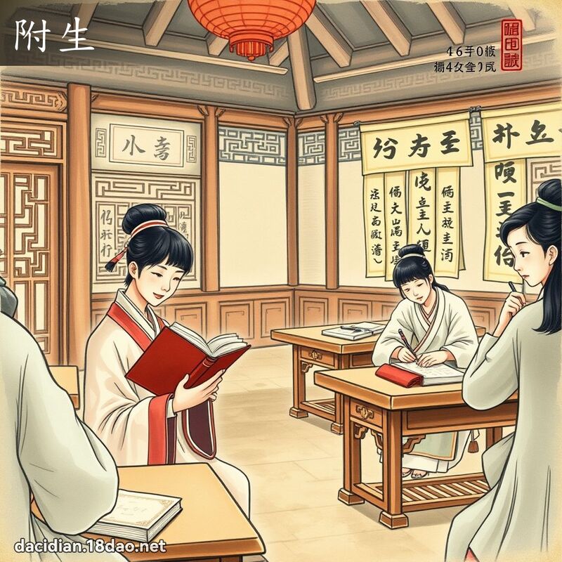 附生 - 国语大辞典配图
