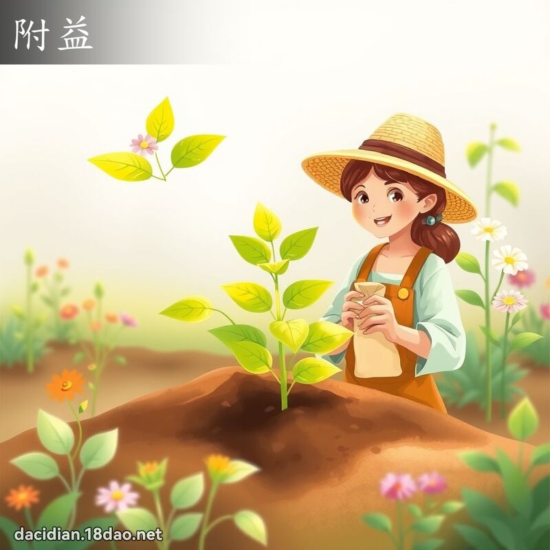附益 - 國語大辭典配圖