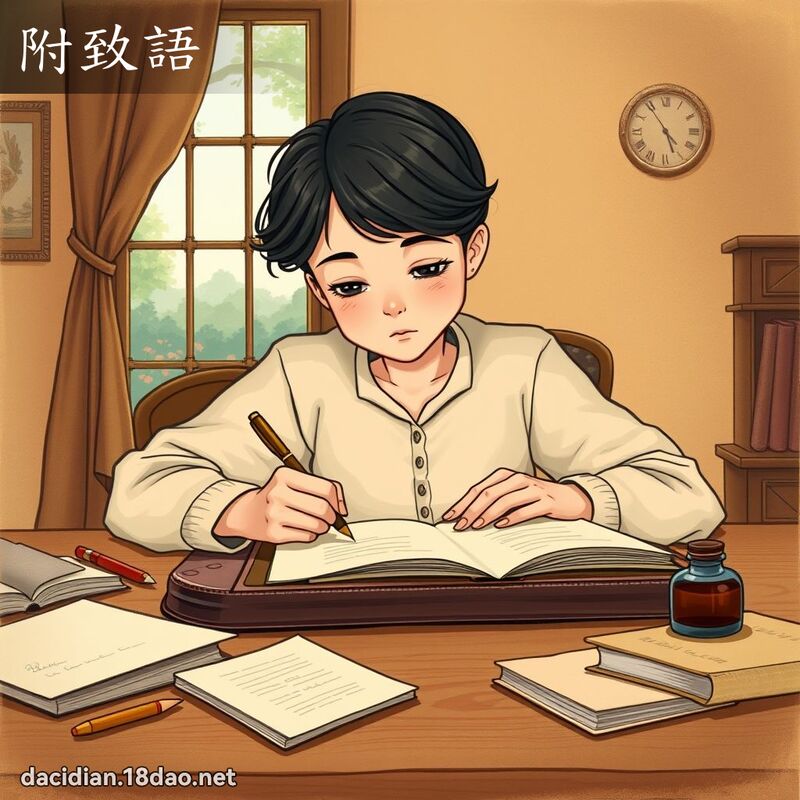 附致語 - 國語大辭典配圖