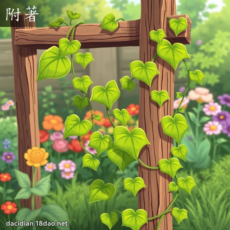 附著 - 國語大辭典配圖