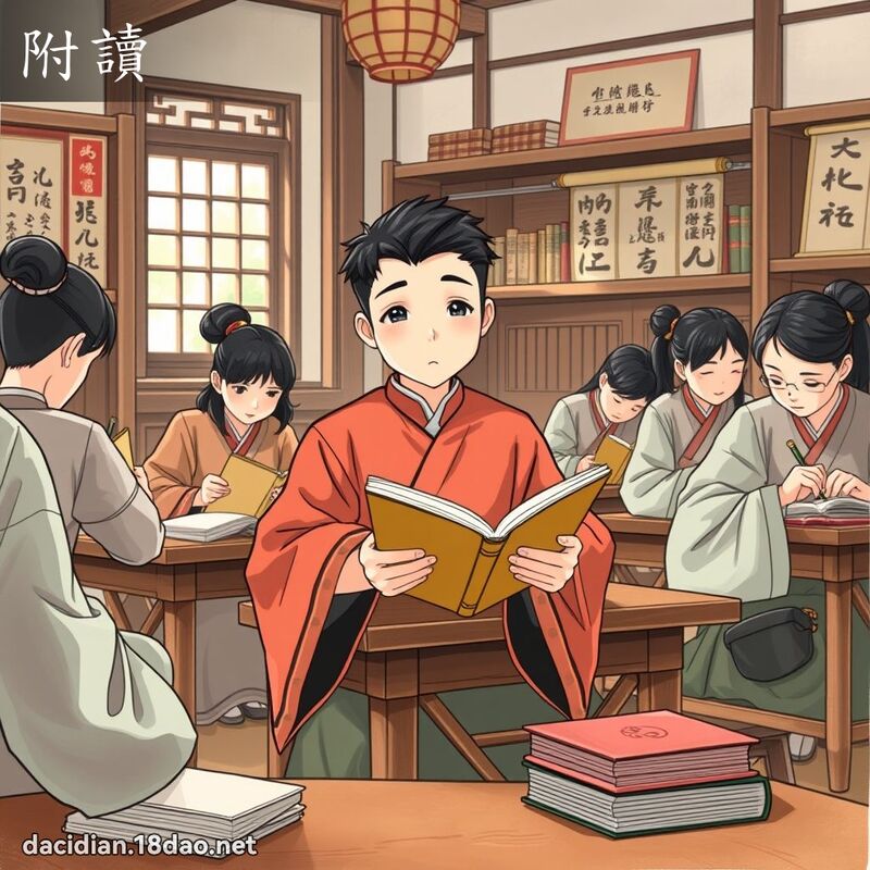 附读 - 国语大辞典配图