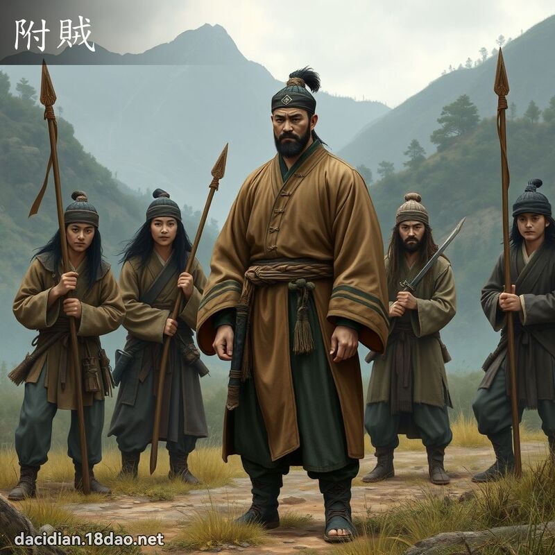 附賊 - 國語大辭典配圖