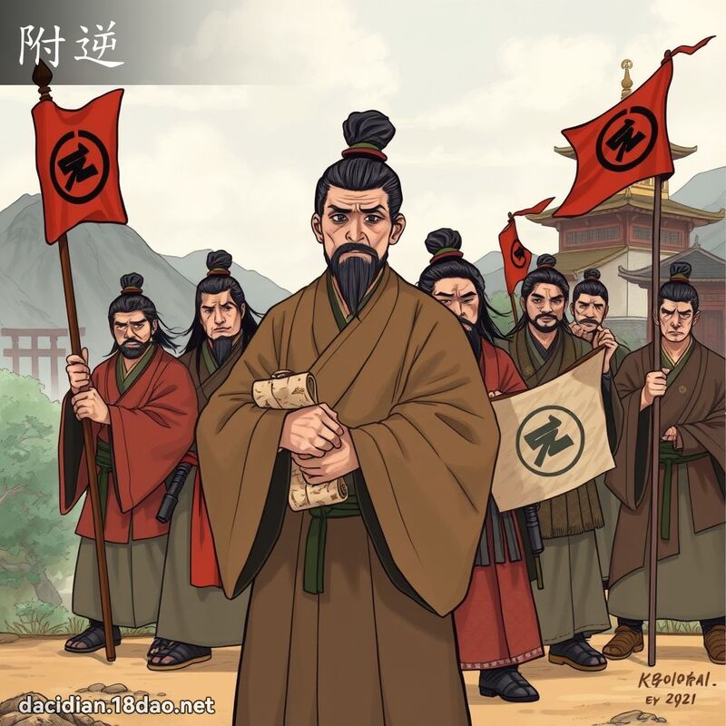 附逆 - 國語大辭典配圖