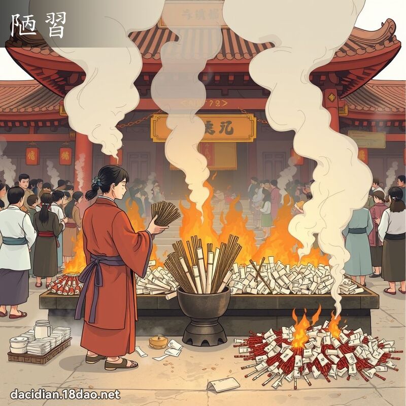 陋習 - 國語大辭典配圖