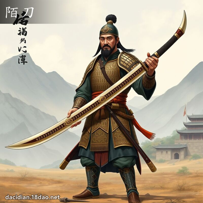 陌刀 - 国语大辞典配图