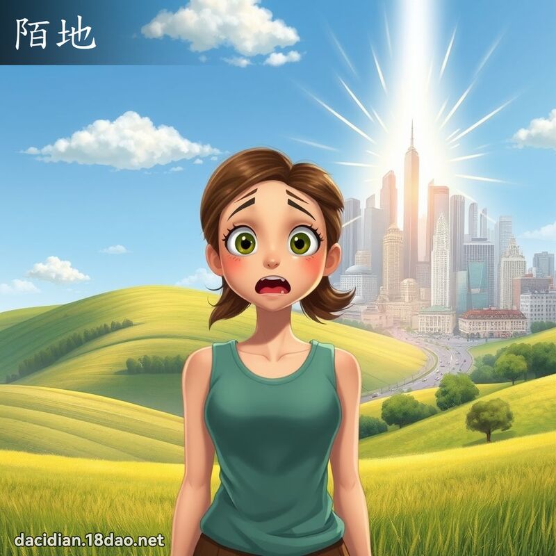 陌地 - 国语大辞典配图