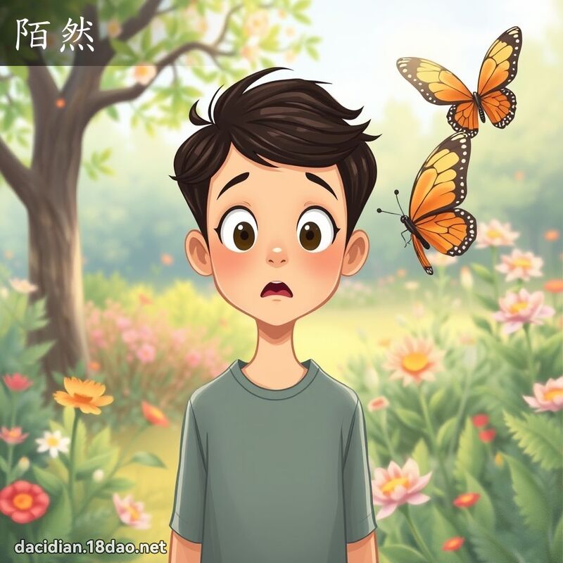 陌然 - 國語大辭典配圖