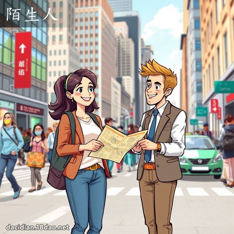 陌生人 - 国语大辞典配图