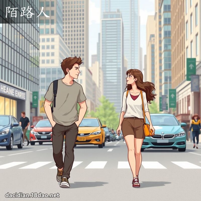 陌路人 - 国语大辞典配图