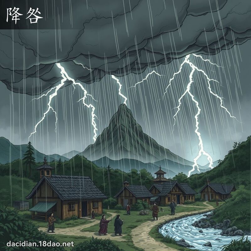 降咎 - 国语大辞典配图