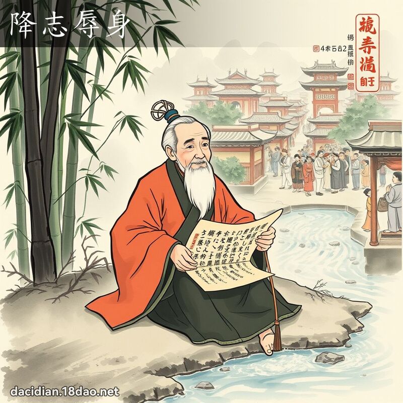 降志辱身 - 国语大辞典配图