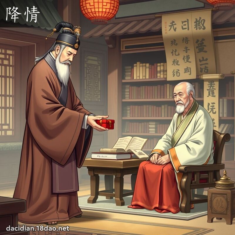 降情 - 国语大辞典配图