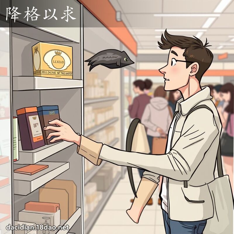 降格以求 - 国语大辞典配图