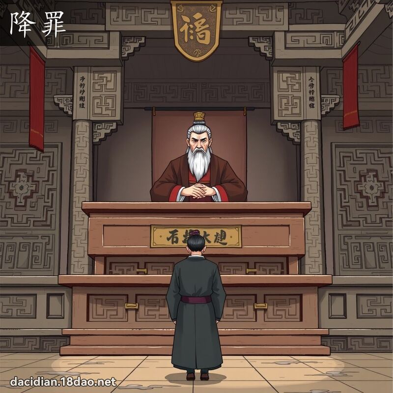 降罪 - 国语大辞典配图