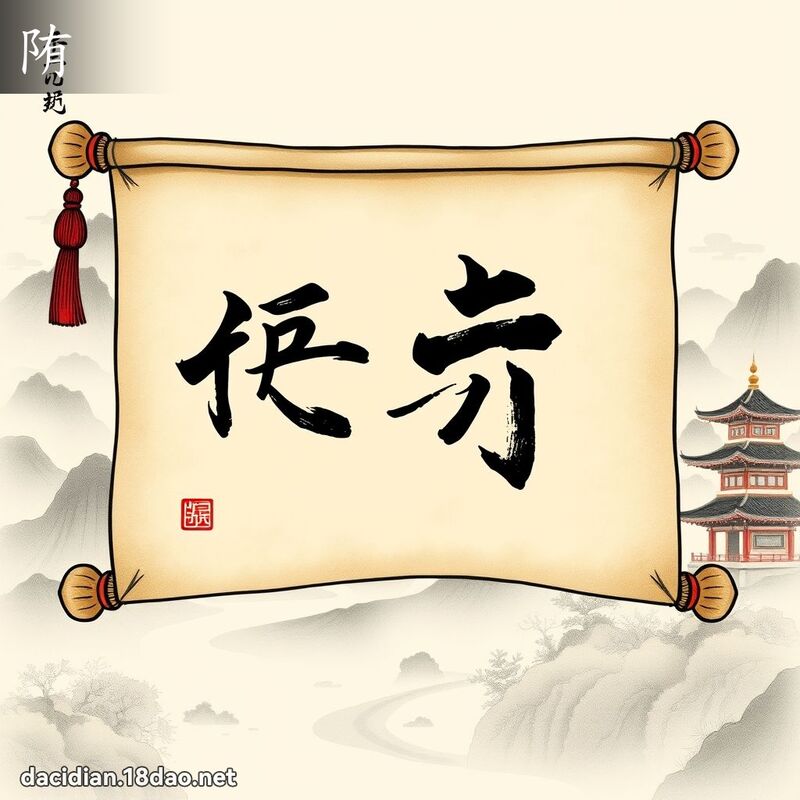 陏 - 國語大辭典配圖