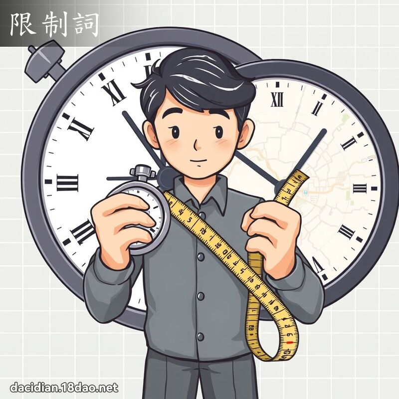 限制词 - 国语大辞典配图