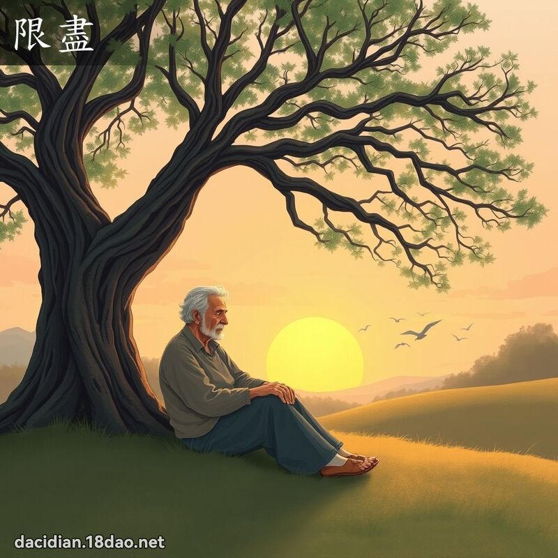 限盡 - 國語大辭典配圖