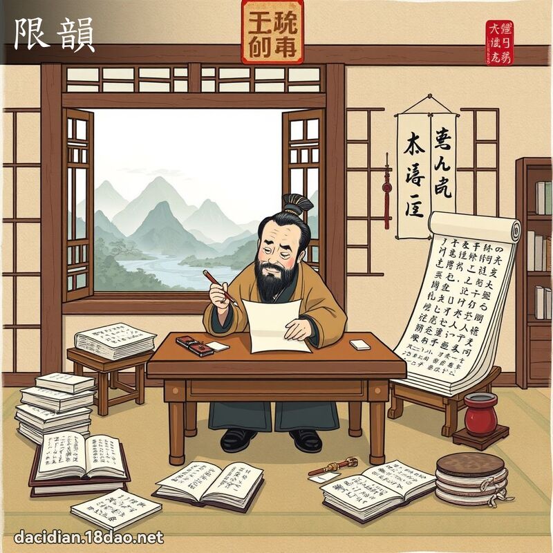 限韻 - 國語大辭典配圖