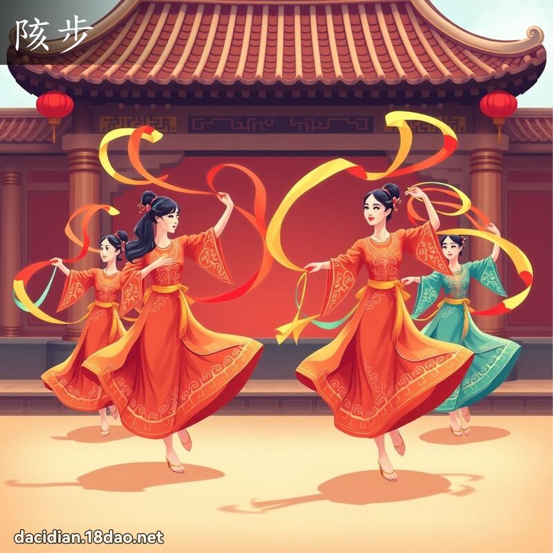 陔步 - 国语大辞典配图