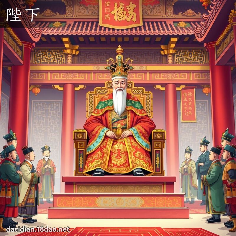 陛下 - 國語大辭典配圖