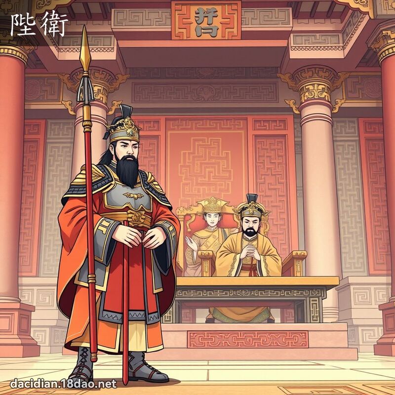 陛衛 - 國語大辭典配圖