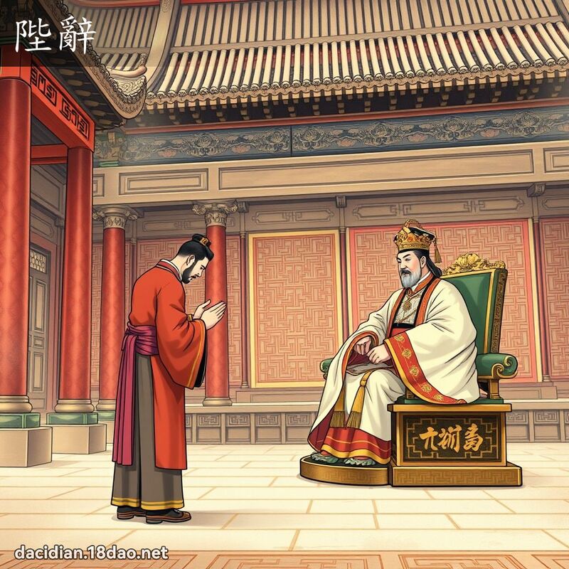 陛辭 - 國語大辭典配圖
