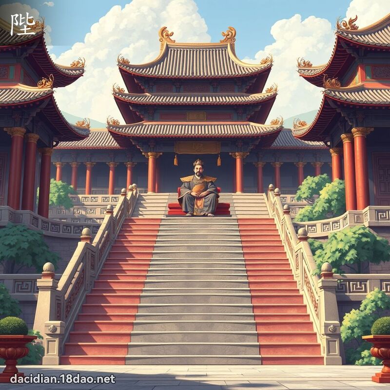 陛 - 國語大辭典配圖