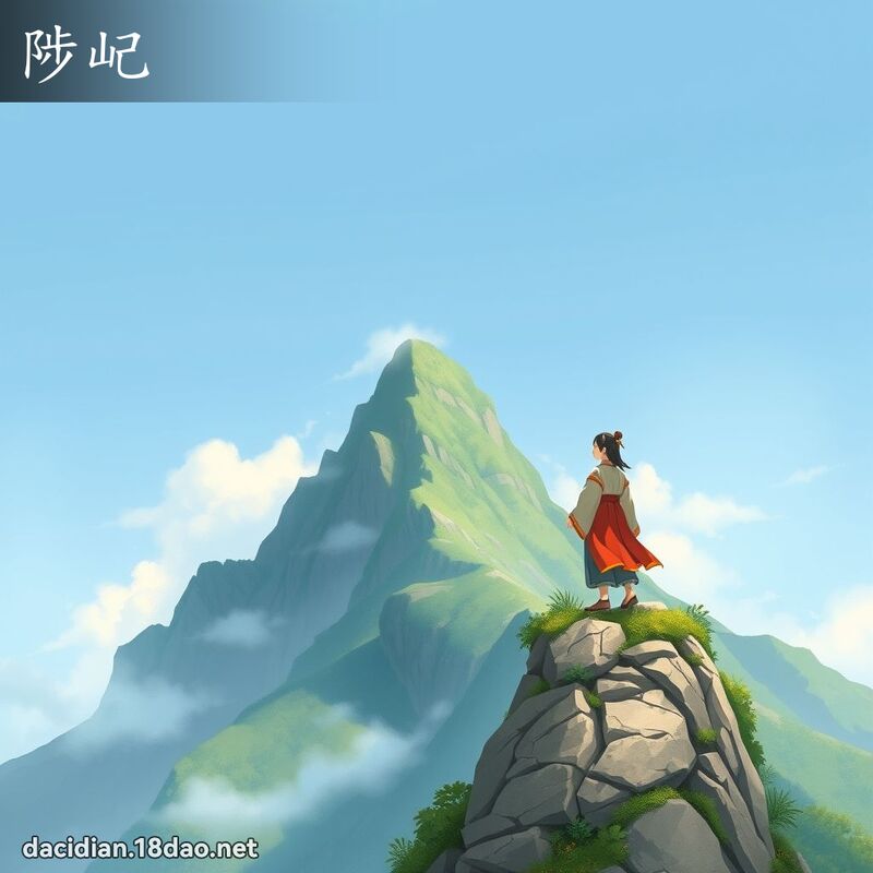 陟屺 - 國語大辭典配圖