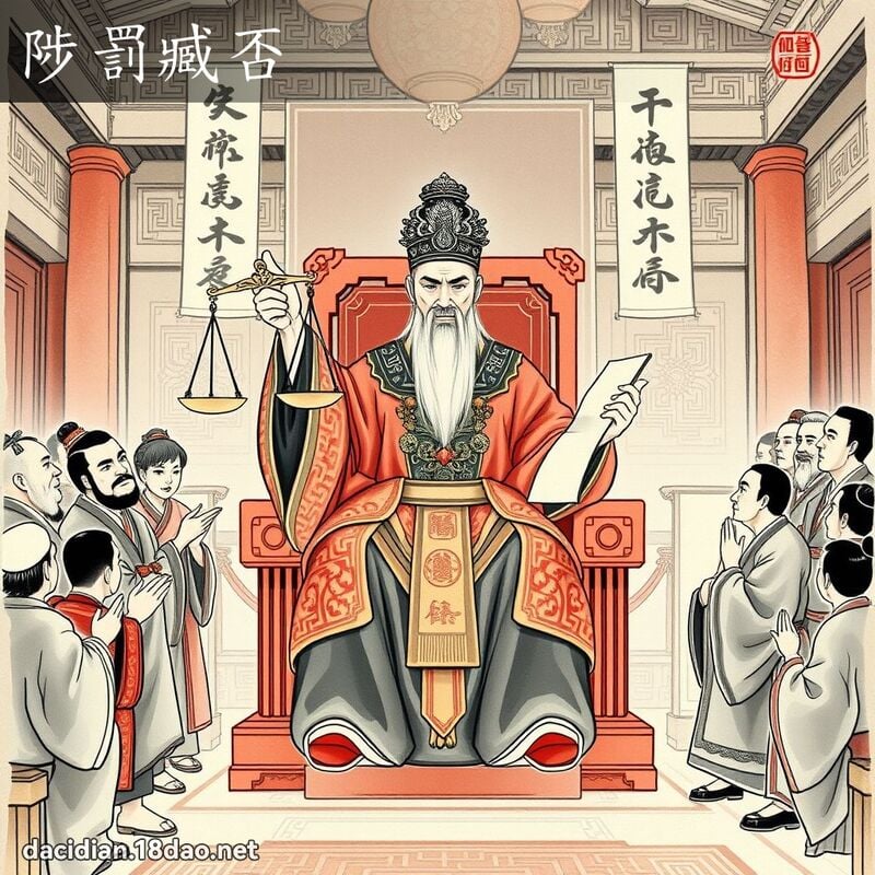 陟罚臧否 - 国语大辞典配图
