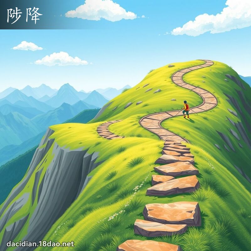 陟降 - 國語大辭典配圖